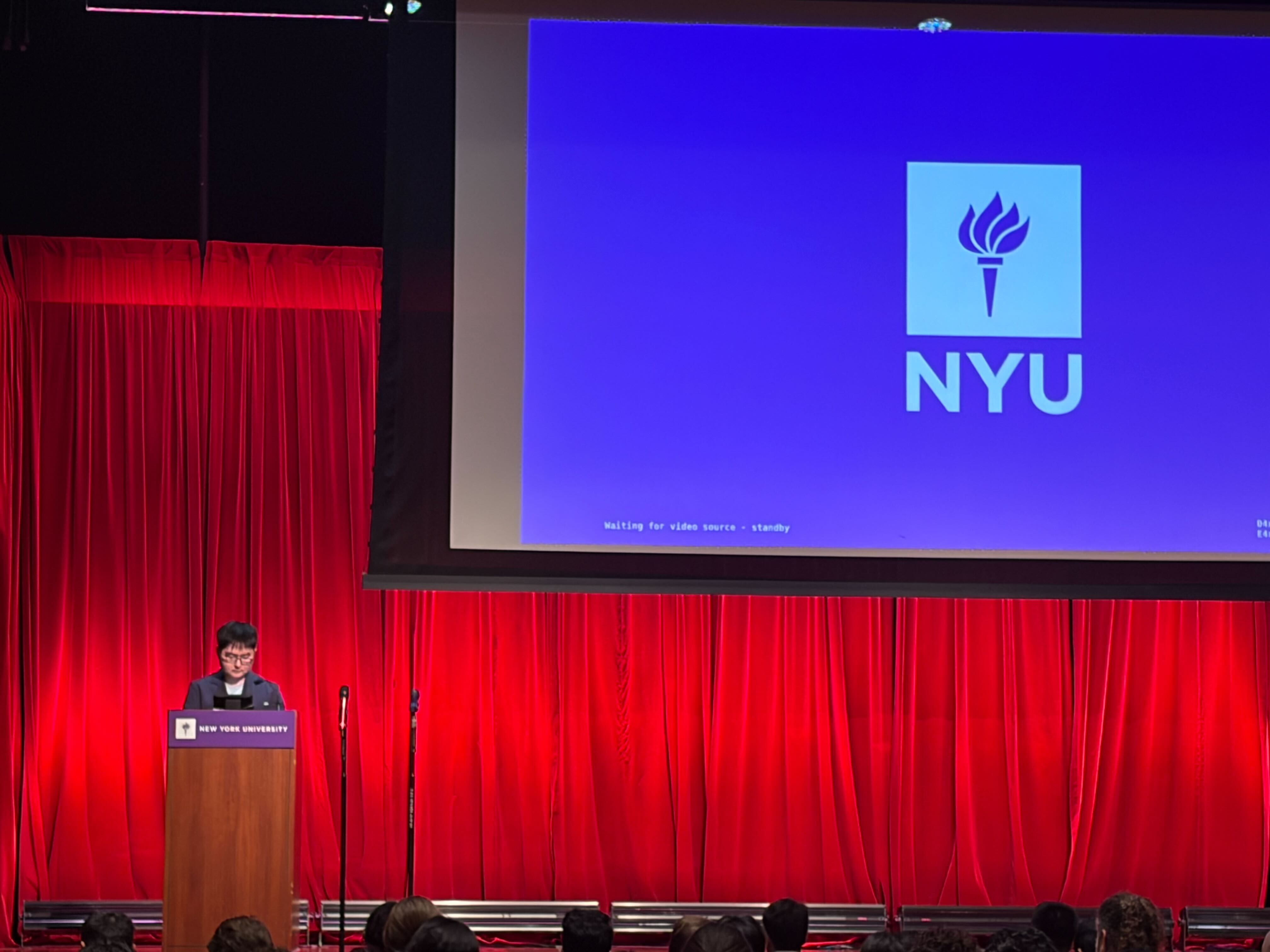 Yuyang presenting BioCoach